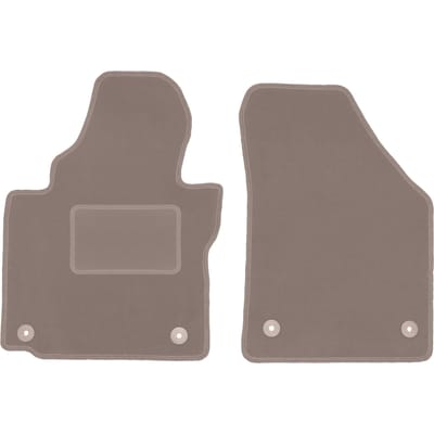 Beige voormatten voor: Volkswagen Touran I 2FL minivan (2010-)