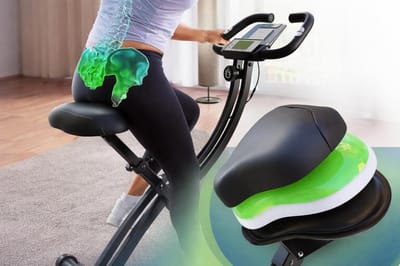 Opvouwbare Hometrainer - Indoor Fiets - Thuis Fitness - Stil Magnetisch Systeem - 16 Weerstandsniveaus - Zwart