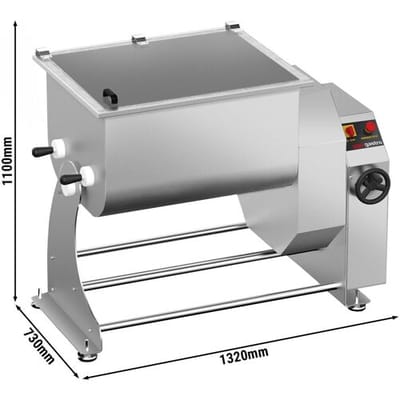 GGM Gastro Elektrischer Fleischmischer - 150 kg - 4,5 kW Zilver