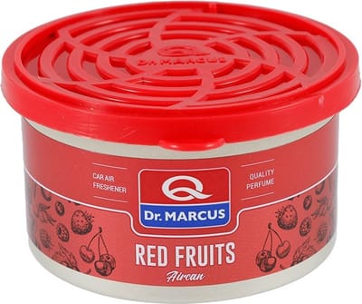 Dr. Marcus Aircan Red Fruits luchtverfrisser met neutrafresh technologie - Autogeurtje voor in de auto, thuis of kantoor - Tot 60 dagen geurverspreiding 40 gram