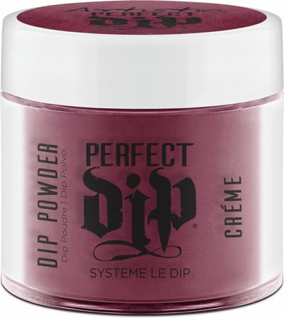 Artistic Nail Design Perfect Dip Poeder ' Yield For No One ' ( Diep Rood Crème )