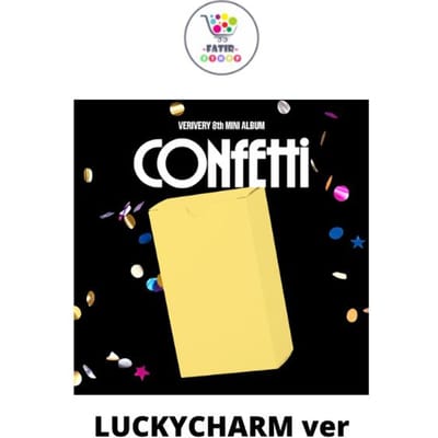 VERIVERY 8e MINI ALBUM [CONFETTI] LUCKYCHARM ver. + Gratis geschenk 1EA yellow