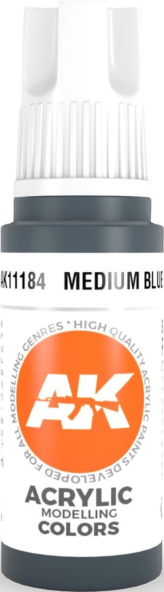 Medium Blue Acrylic Modelling Color - 17ml - AK-11184