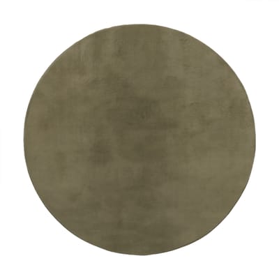 Zacht kleed Solina groen 160 cm rond