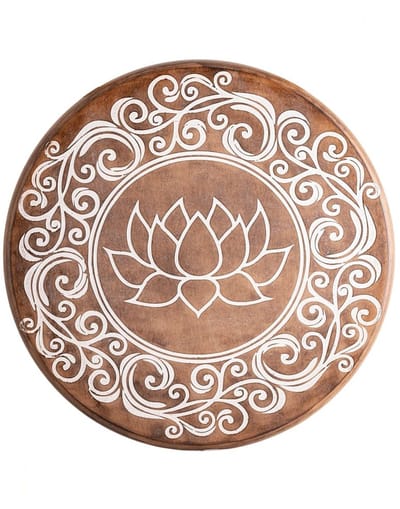 Wanddecoratie Lotus energieplaat