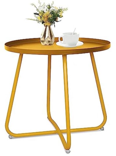 Ronde bijzettafels voor buiten - Stijlvolle en functionele accenten voor tuin en terras