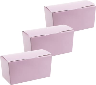 Santex cadeaudoosje/bonbondoosje - 11 x 5 cm - Bruiloft bedankje - 50x stuks - lila paars - 125 gram
