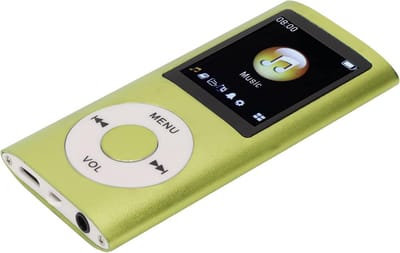 Dailygoods- Muziekspeler Draagbaar - 1,8 Inch HD-scherm - Ondersteuning Tot 64 GB Geheugenkaart - 8 Uur Speelduur - Lichtgewicht Metalen Omhulsel - Inclusief Oortelefoon - Mp3 Speler