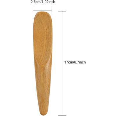 Geurhout Acupunctuurpunt Meridianen Schraper Stick Mini Vinger Lichaamsmassager beige