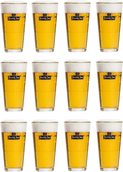Hertog Jan Bierglazen Vaasje - 250 ml - 12 stuks