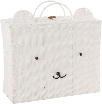 J-Line mand Beer - kunststof - wit - large