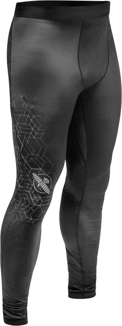 Hayabusa Geo Jiu Jitsu Spats Tights BJJ Zwart Grijs Kies hier uw maat: M - Jeans Maat 32
