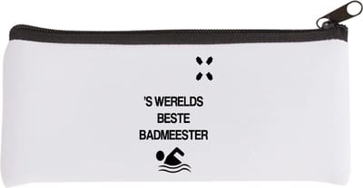 Akyol - 's werelds beste badmeester Etui - Badmeester - badmeesters - zwemmen - zwemdiploma - cadeau - kado - gift - geschenk - vaderdag - lifeguard - 20 bij 9 cm