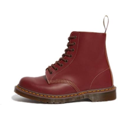 Dr. Martens 1460 Vintage Fabriqué en Angleterre Bottine à Lacets Oxblood Quilon Baskets Unisexe Rouge 12308601 41 brown