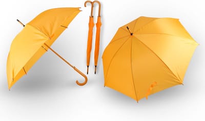 Paraplu Set 4 geel voor Volwassenen Set van 4 | 98cm Diameter – Windproof