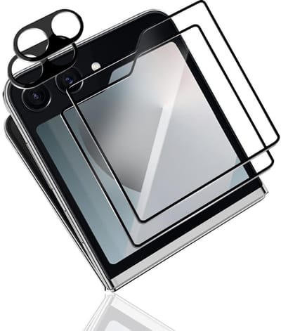 Zeynomax - Beschermfolie - Pantserbescherming - 9H Hardheid - Glas - Anti-Kras - Luchtbelvrij - Geschikt voor Galaxy Z Flip 6 - 4 Stuks