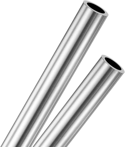 Roestvrij Staal Buis - Naadloze Pijp - Industrieel Gebruik - 304 Materiaal - 200mm Lengte 8mm OD - Zilverkleurig