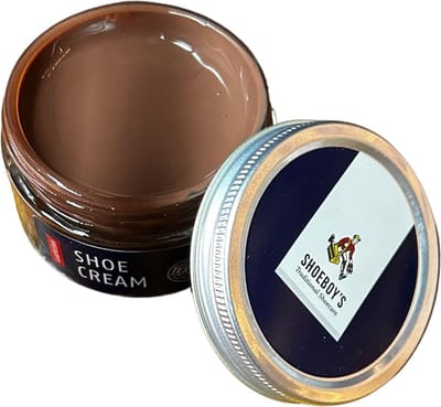 Shoeboy's Shoe cream pot - Schoencreme voor hoogwaardige soorten gladleer - 50ml - (040) Middenbruin