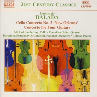 Michael Sanderling, Versailles Guitar Quartet - Balada: Cello Concerto No.2 | Concerto For Four Guitars (CD)