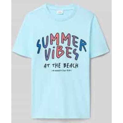 T-shirt van jersey met wisselende print kind s.Oliver