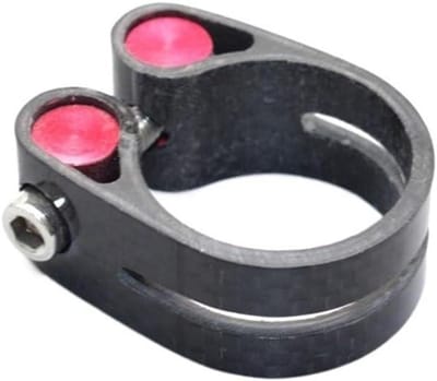 Zadelpenklem - Fietsonderdeel - Fiets Zadel Verstel - Lichtgewicht Hollow Design - 31.6mm - Zwart