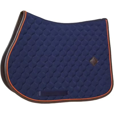 Kentucky Horsewear - Zadeldoek onion quilt leer neon jumping marine