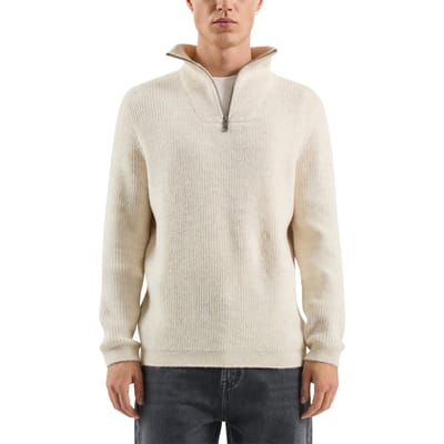 s.Oliver -qs Pullover Offwhite Maat: S | Sweaters Outlet | Heren | Wit