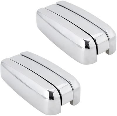 Dailygoods- Haak Vouwbaar - 2 Stuks - Zink Legering - Handdoek Hanger - Opbergruimte - Ideaal voor Badkamer/RV - 50 x 26 x 13.5mm - Wandhaak