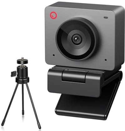 1080P Webcam met AI Tracking en Microfoon voor PC – Perfect voor Streaming en Conferenties