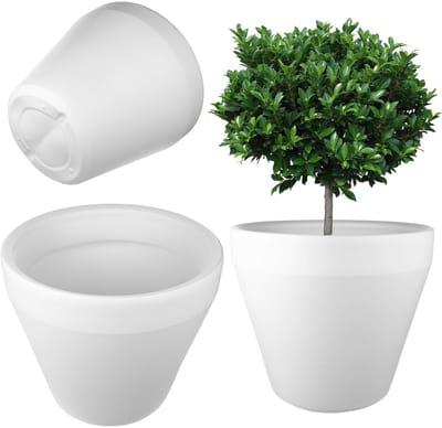 KADAX Bloempot Lima 390 - wit K12256 LA650-05