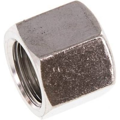 4/6/9 G1/4''mm Union Nut RVS L14.5mm [2 Stuks]