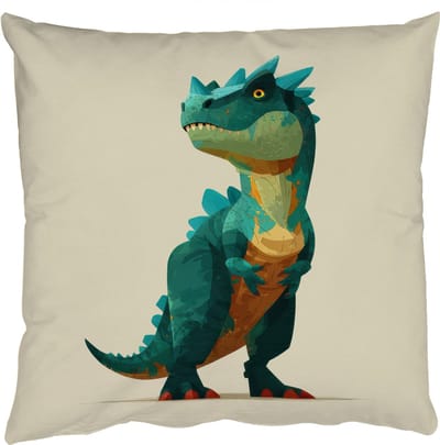 Sierkussens - Kussentjes Woonkamer - 50x50 cm - Stekels - Dino - Blauw - Gespierd
