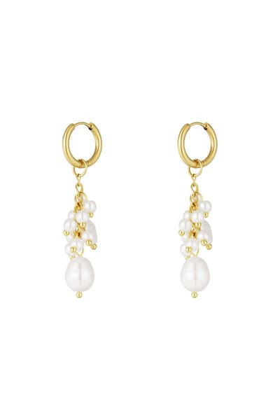 Golden touch oorbellen