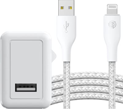 Oplader geschikt voor iPhone, iPad - Usb Adapter 12w + Lightning naar usb Kabel 3 Meter