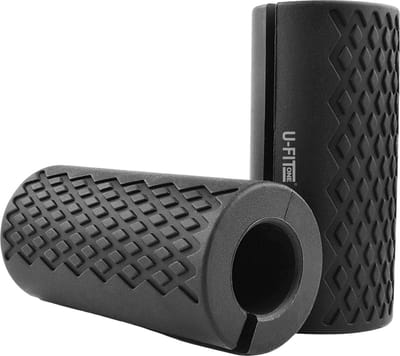 U Fit One 2 Stuks 10cm Fat Grip Handvaten - Kracht Training - Power Lifting - Anti Slip - Barbell - Pull - Push Up Bar - Bar Grip