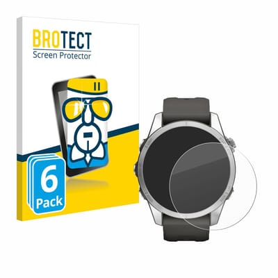 Screenprotector 6 Stuks voor Garmin Fenix 7S Pro Solar (42 mm) Beschermglas transparant