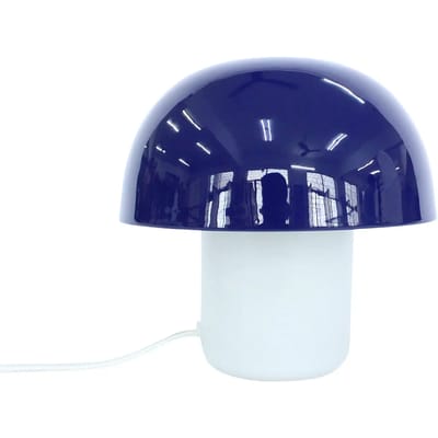 Leitmotiv Tafellamp Nuevo Mini Mushroom - Blauw - 20x20x20cm - Modern