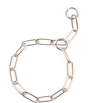 Duvoplus - Halsband Voor Dieren - Hond - Sliphalsband Met Grote Schakels, Verchroomd 50cm/3mm - 1st