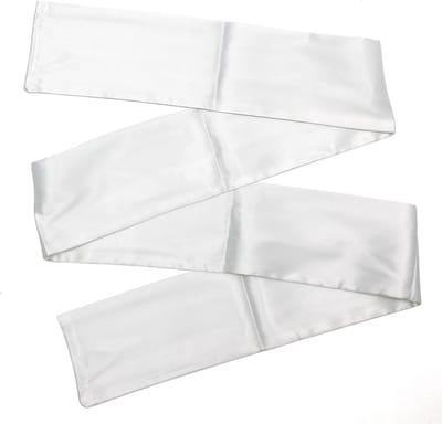 Jumada's - te Spannend Bondage Spel - Blinddoek - Geschikt voor Bondage - Nylon - Wit - Lengte 150 cm - Breedte 10 cm