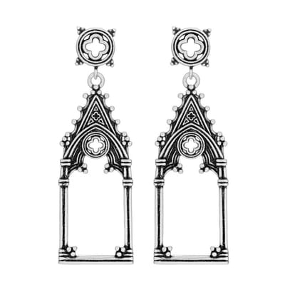 Restyle - Cathedralis Oorbellen - Zilverkleurig
