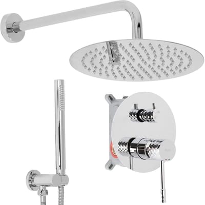 Rea Lungo +Box - Inbouwdoucheset - Chroom - 36X16X8Cm
