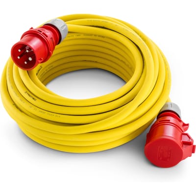 Professionele verlengkabel 20 m / 400 V / 2,5 mm² - Made in Germany