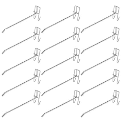 Dailygoods - Pegboard Hooks - Sterke Wandbeugels - Organisatie in Garage en Winkel - 30 Stuks - Handige Haakjes - Geschikt voor Garages en Winkels - K...