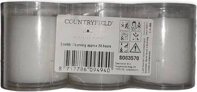 Countryfield set van 3 kaarsjes