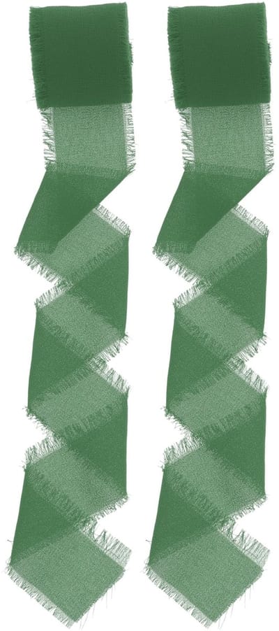 Dailygoods- Geschenklint 4 cm breed - Cadeaulint - Decoratief Lint - Polyesterlint - 2 Rollen - 10 m Totaal Lengte - Duurzaam