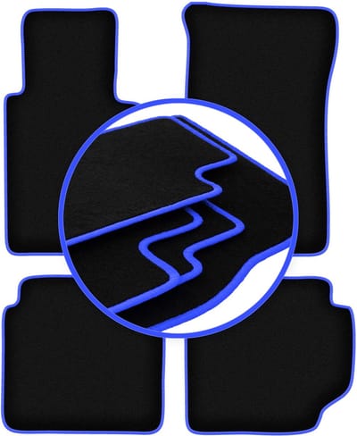 CARLUX-BLUE automatten voor: Mercedes W116S sedan (1972-1980)