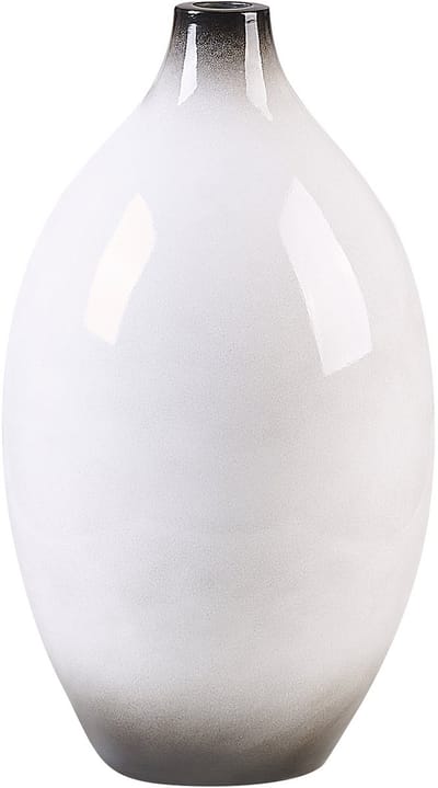 BAEZA - Decoratieve vaas - Wit - 36 cm - Terracotta