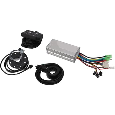 Ensemble Contrôleur Modifié Batterie Lithium Vélo Électrique avec Contrôleur 22A et Affichage S810 pour Moteurs 500W black