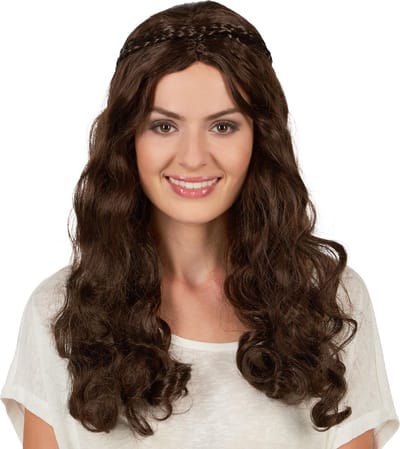 dressforfun - Vrouwenpruik middeleeuwse prinses - verkleedkleding kostuum halloween verkleden feestkleding carnavalskleding carnaval feestkledij partykleding - 301125
