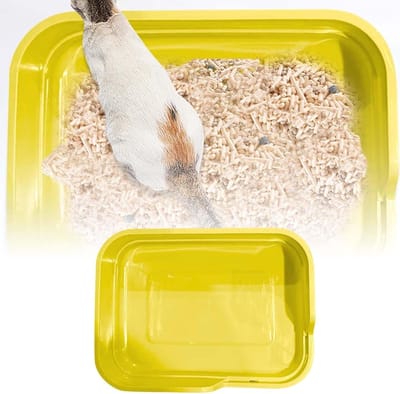 Generisch 2026 Extra grote kattenbakvulling met hoge zuigkracht, duurzame kwaliteit voor je huiskat in halfgesloten dienblad voor eenvoudige reiniging (C, 50 x 36 cm)
